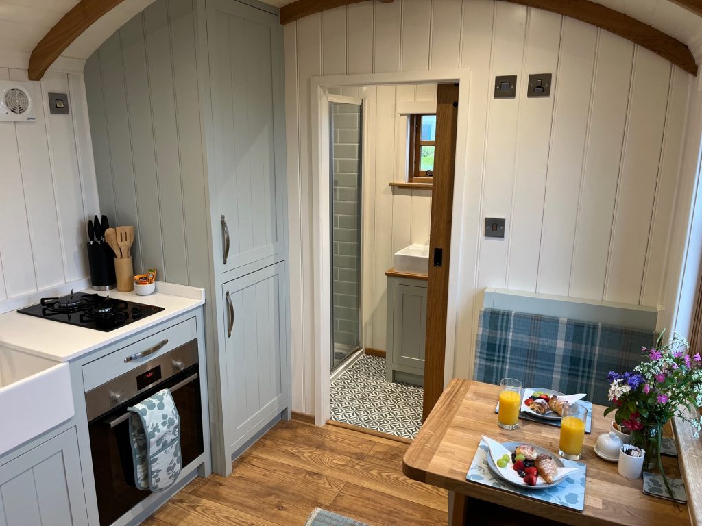 Luxury Shepherd Hut Accommodation at The Beacon Country House Hotel